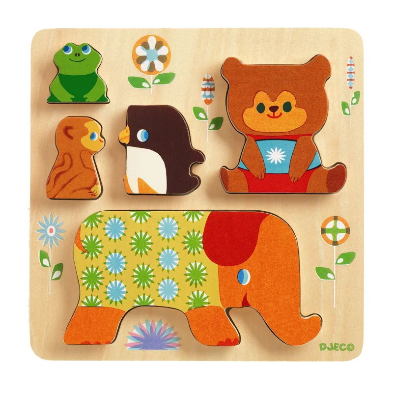 Djeco Holzpuzzle, Woodypile