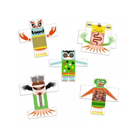 Djeco Kinoptik - Rigolomonster 27 dele