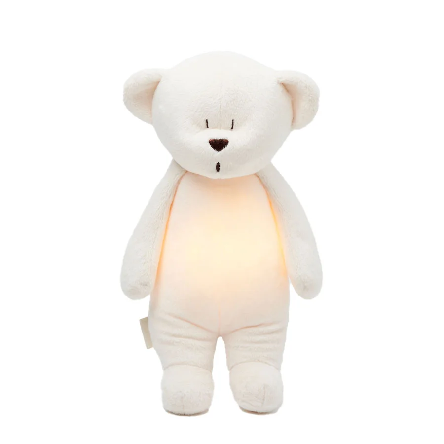 Moonie 2.0 The Humming Bär mit Lampe, Cream