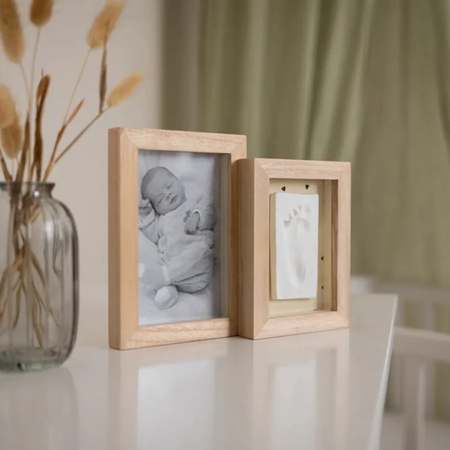 Petit Artichaut Duo Rahmen, Baby Abdruck - Jolis Cœurs