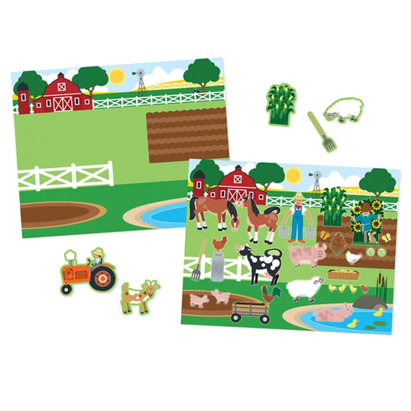 Melissa and Doug aktivitetssæt med vinylmærker, Levesteder