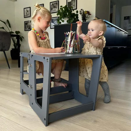 Hemmingsen Kids Maya Lernturm Pro, grau