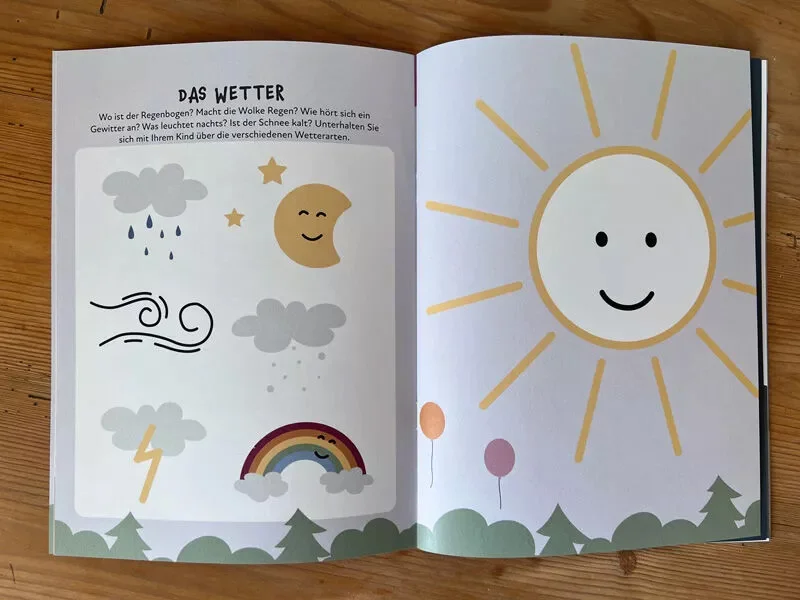 Aufgaben- und Malbuch für Kinder ab 2 Jahre