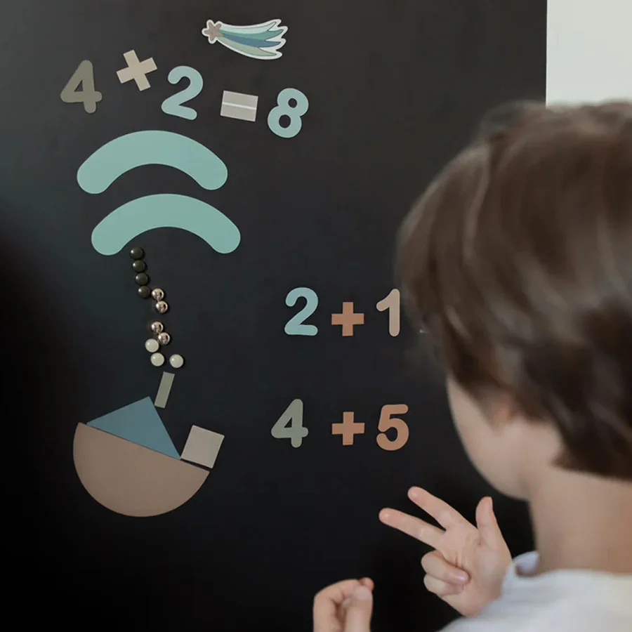 Ferflex® Magnetische Zahlen 100 Stück - Karamellblau