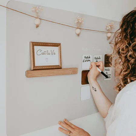 Ferflex® Magnettafel, Rechteckig Beige -  Small 