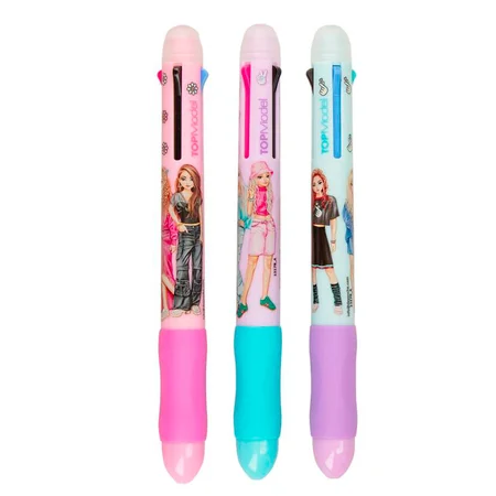 TOPModel Radierbarer Gelstift  4-in-1 Farben, sortiert