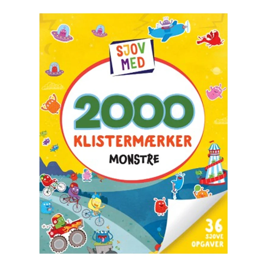 Sjov Med 2000 Klistermærker: Monstre