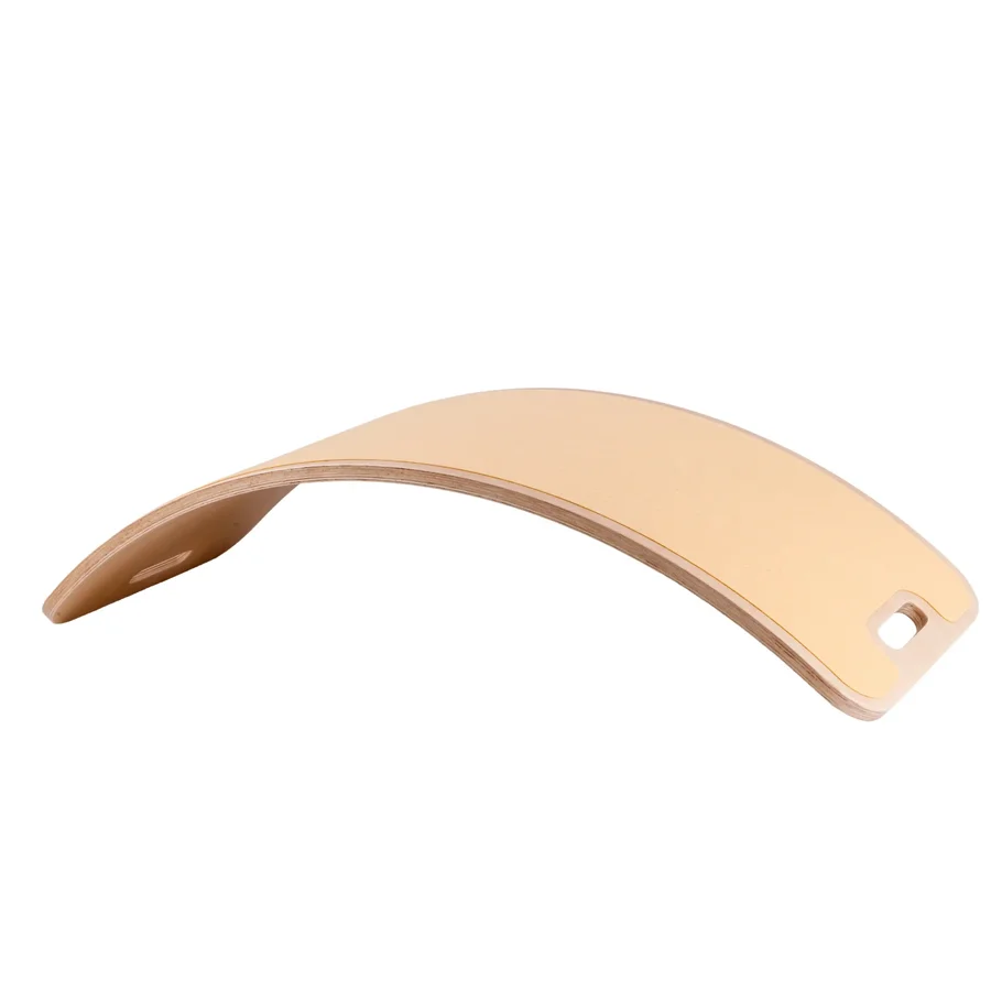 CurveLab balancebræt med filt, Perfect Arc - lys peach