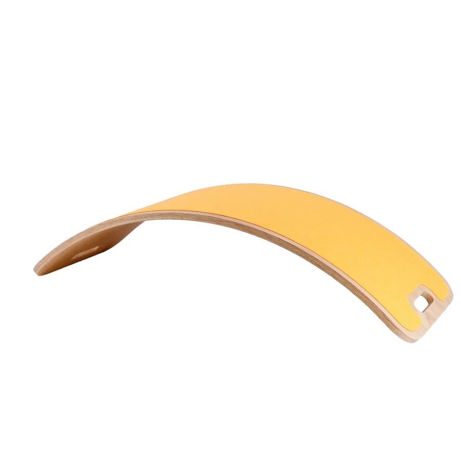 CurveLab balancebræt med filt, Perfect Arc - lys orange