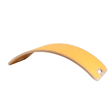 CurveLab balancebræt med filt, Perfect Arc - lys orange