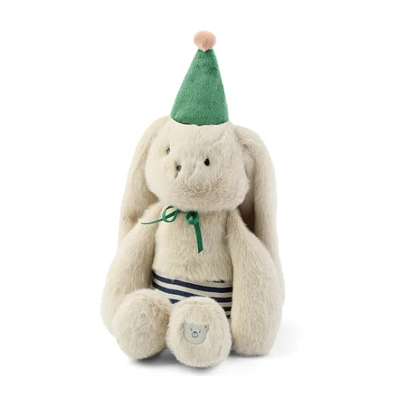 Liewood Bertrand Kaninchen Celebration Teddybär, Mist/Blue Stripe Mix