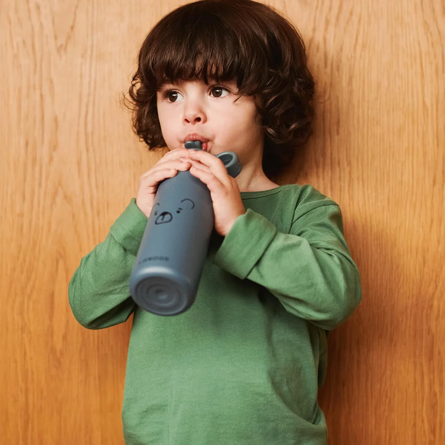 Liewood Falk Wasserflasche, Mr Bear Whale Blue