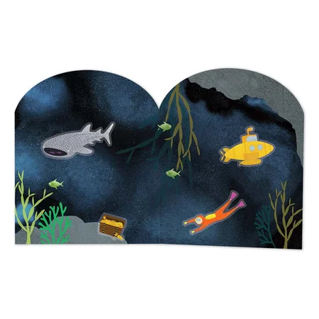 Floss & Rock wiederverwendbare Sticker, Meer