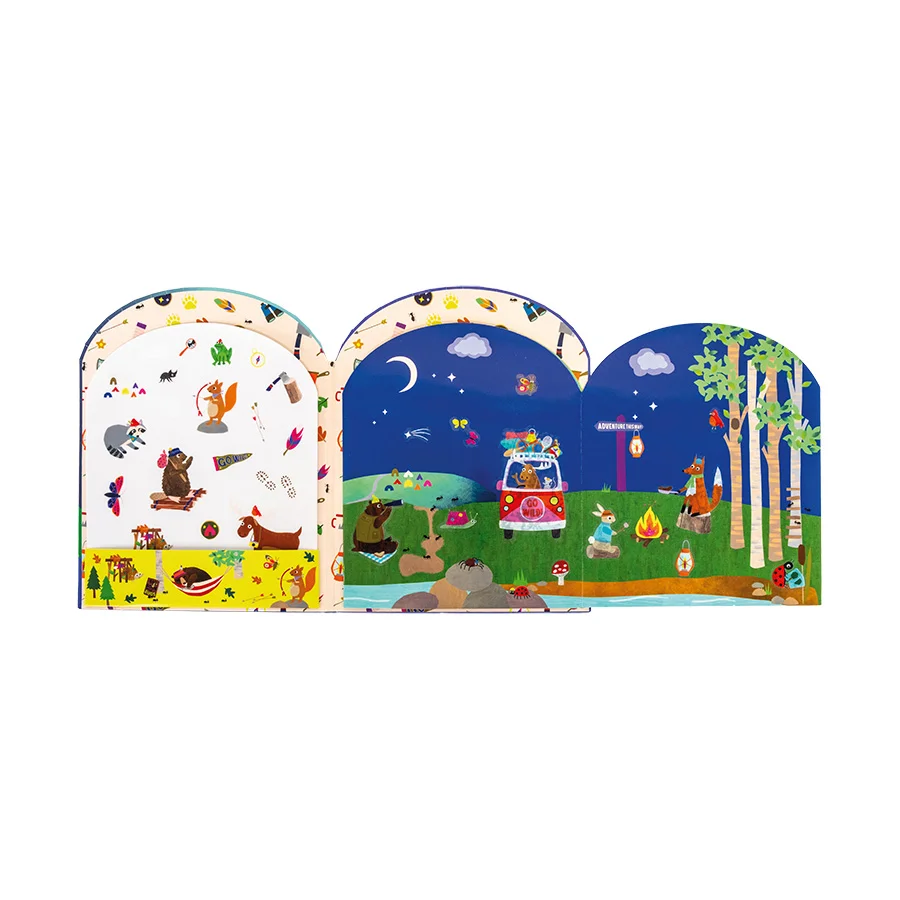 Floss & Rock genanvendelige klistermærker, adventure