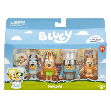 Bluey Familien Desserttid, 4 -pak 