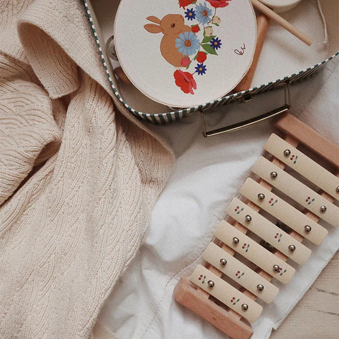 Konges Sløjd xylofon, cherry