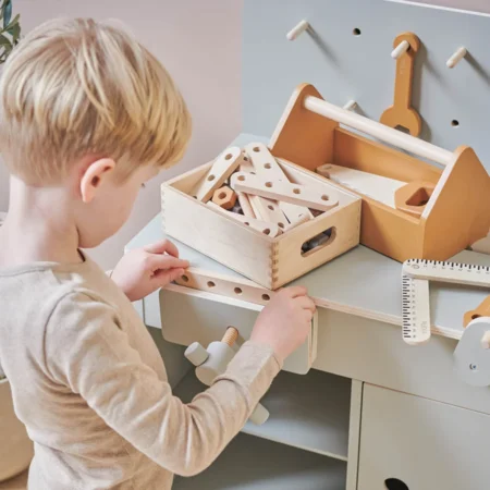 FLEXA Play Werkzeugbank, naturgrau