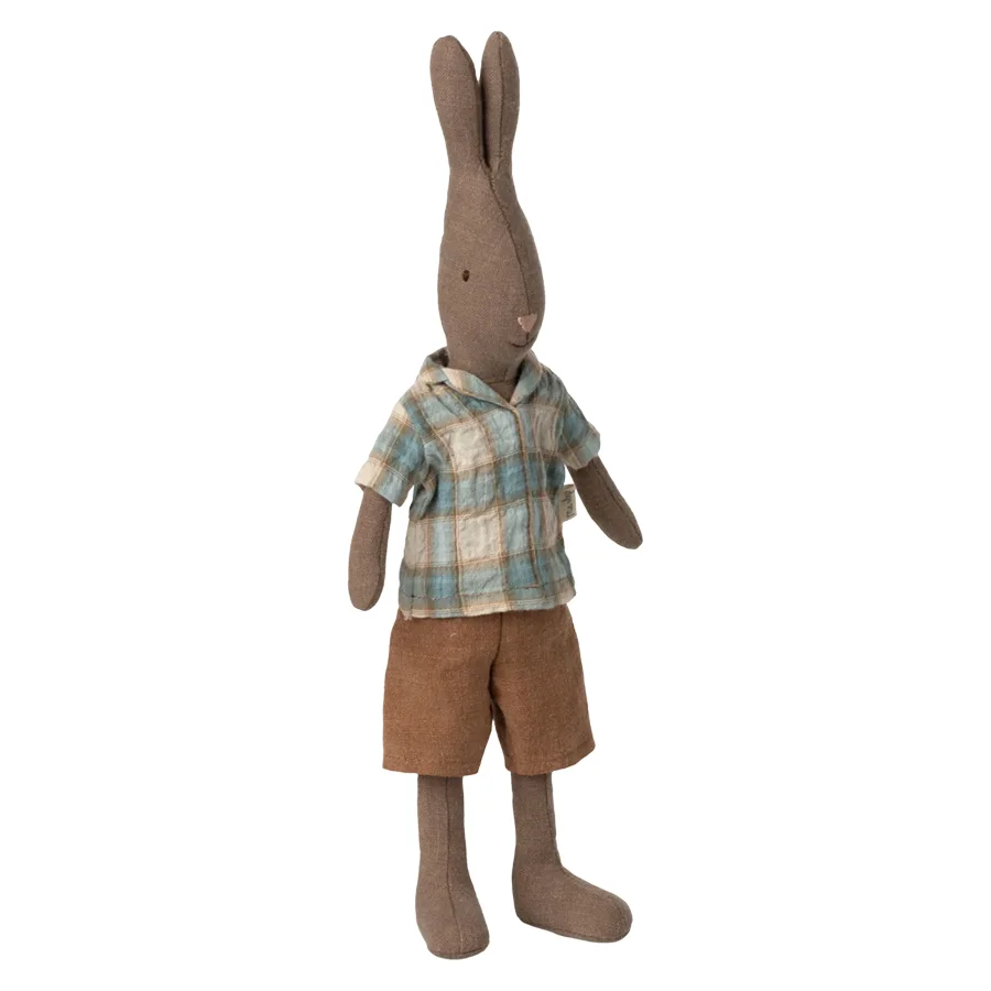 Maileg Kaninchen braun Größe 2, Pullover und Shorts