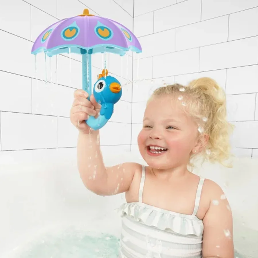 Yookidoo Fill 'N' Rain Pfauenschirm, lila