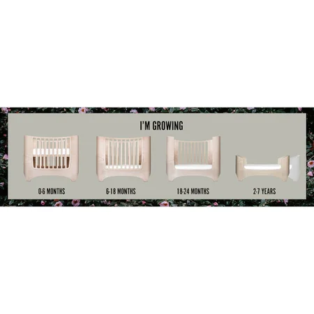 Leander Classic baby- og juniorseng, whitewash