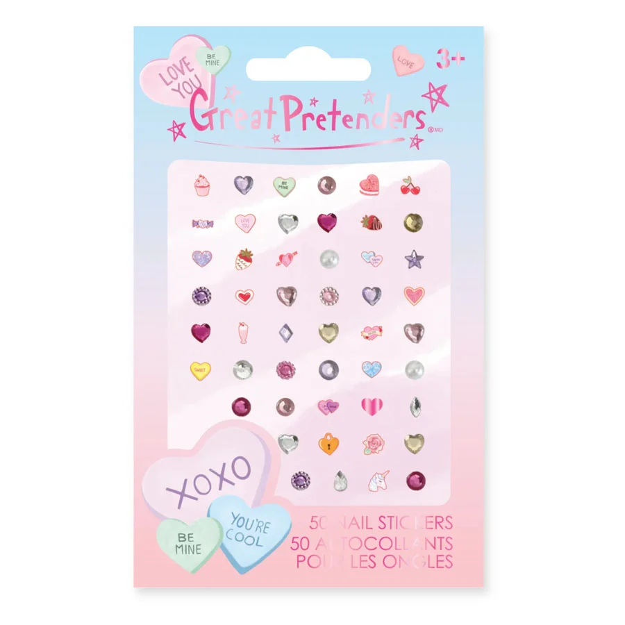 Great Pretenders Candy heart negle stickers