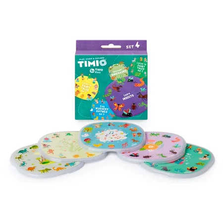 Timio Disc Set 4 - Kinderlieder, Märchen, Dinosaurier und kleine Insekten