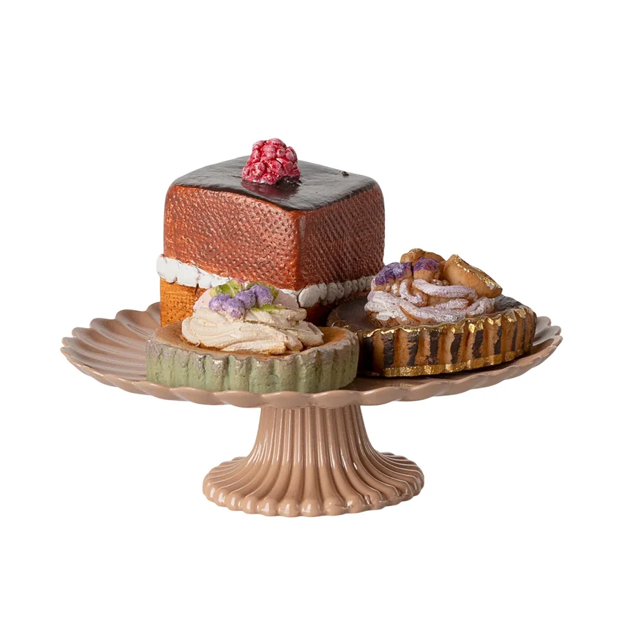 Maileg Torten und Tortenständer, mini