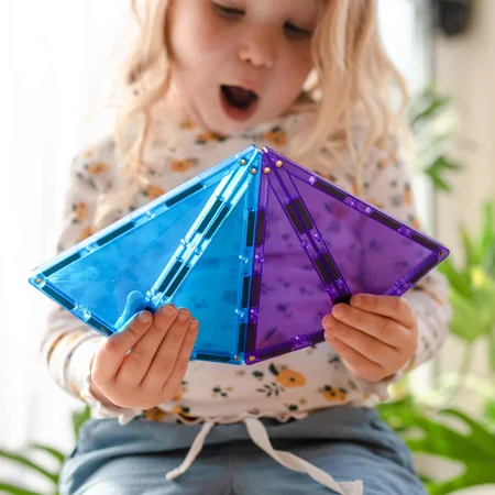 Connetix Geometrie Regenbogen-Set, 30 Teile