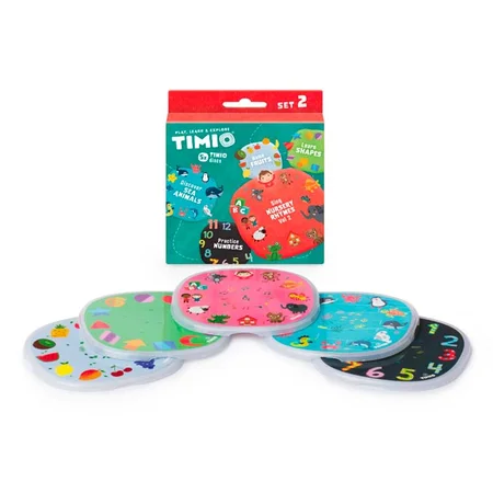 Timio Disc Set 2 - Zahlen, Kinderreime, Meerestiere, Formen und Früchte