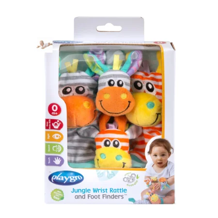 Rasselsocken und Rassel-Set für das Handgelenk, Playgro