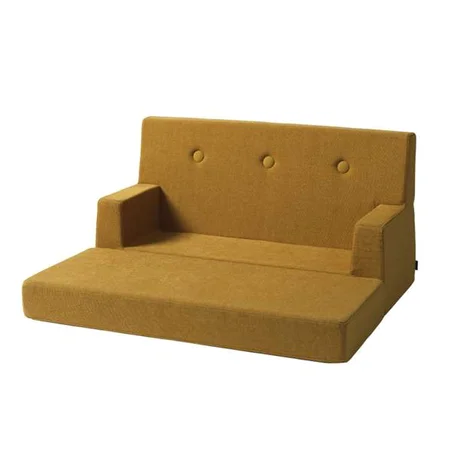 KK Kindersofa soft, senfgelb, byKlipKlap