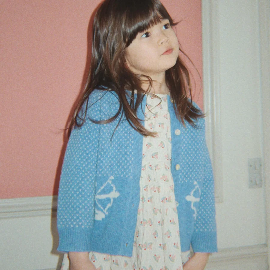 Konges Sløjd Cianna Kjole Med Sløjfe - Verona Blues