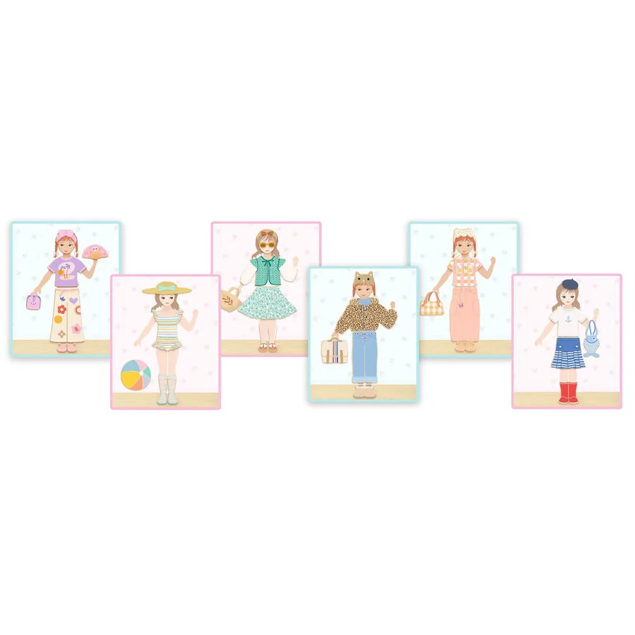 Djeco Inzebox Magent Leg, Påklædning