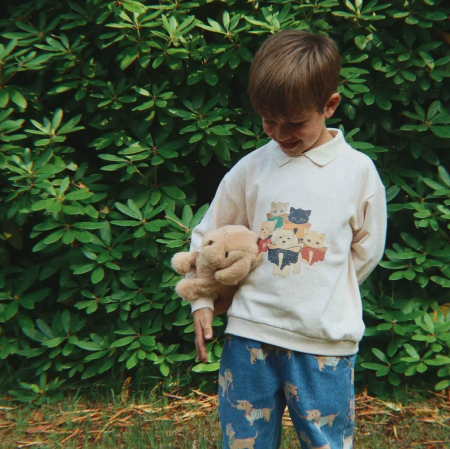 Konges Sløjd Gehender Hund, Braun