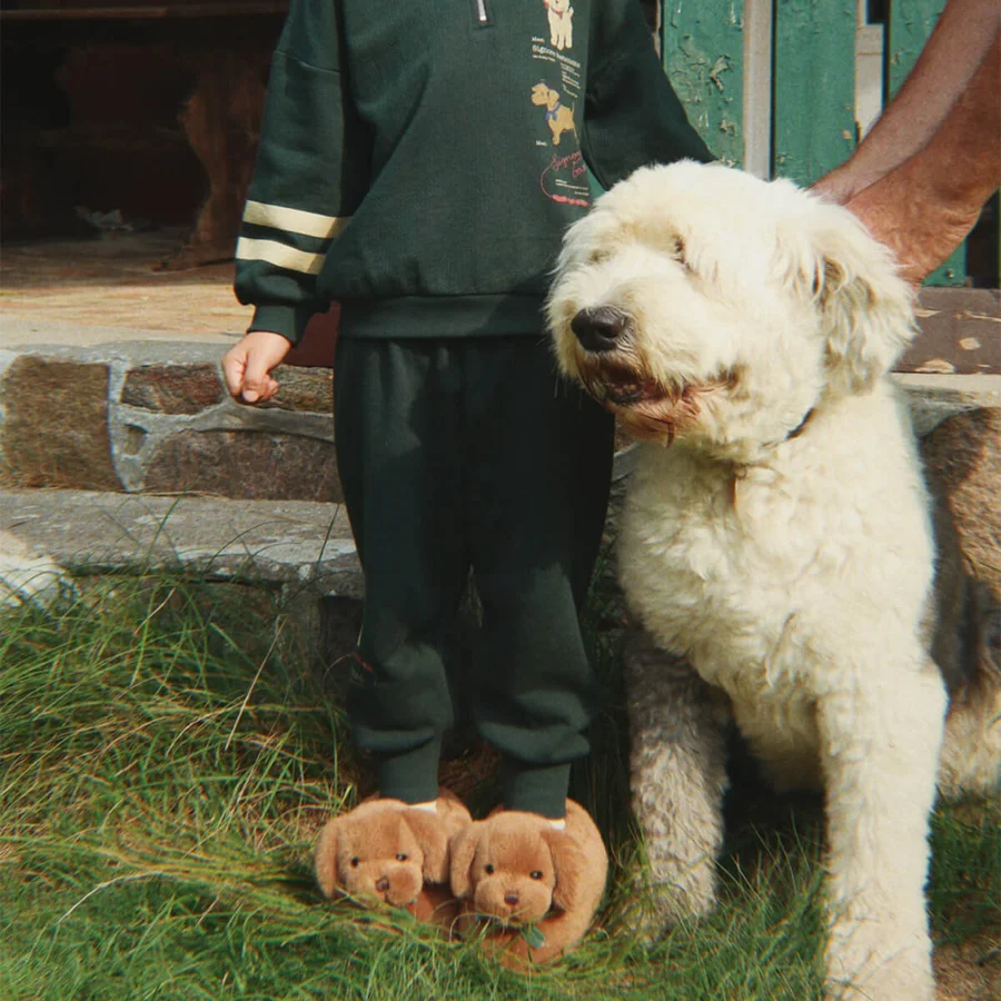 Konges Sløjd Hunde-Hausschuhe, Chicory Coffe