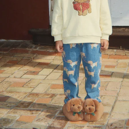 Konges Sløjd Hunde-Hausschuhe, Chicory Coffe