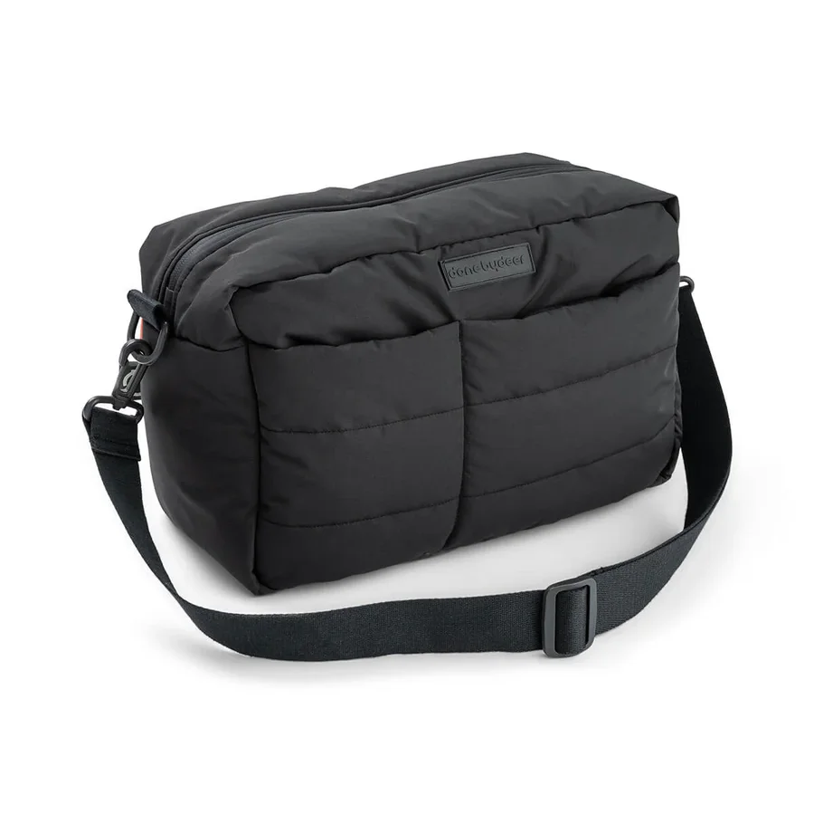 Done By Deer Quiltet Wickeltasche, schwarz