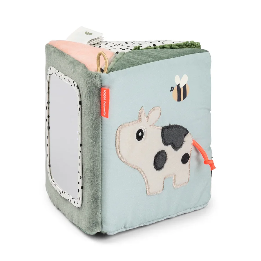 Done By Deer ausklappbarer Sensorikspiegel, Tiny Farm