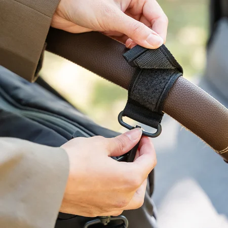 Done By Deer Quiltet Wickeltasche, schwarz