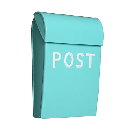 Bruka Design postkasse, mini - mint