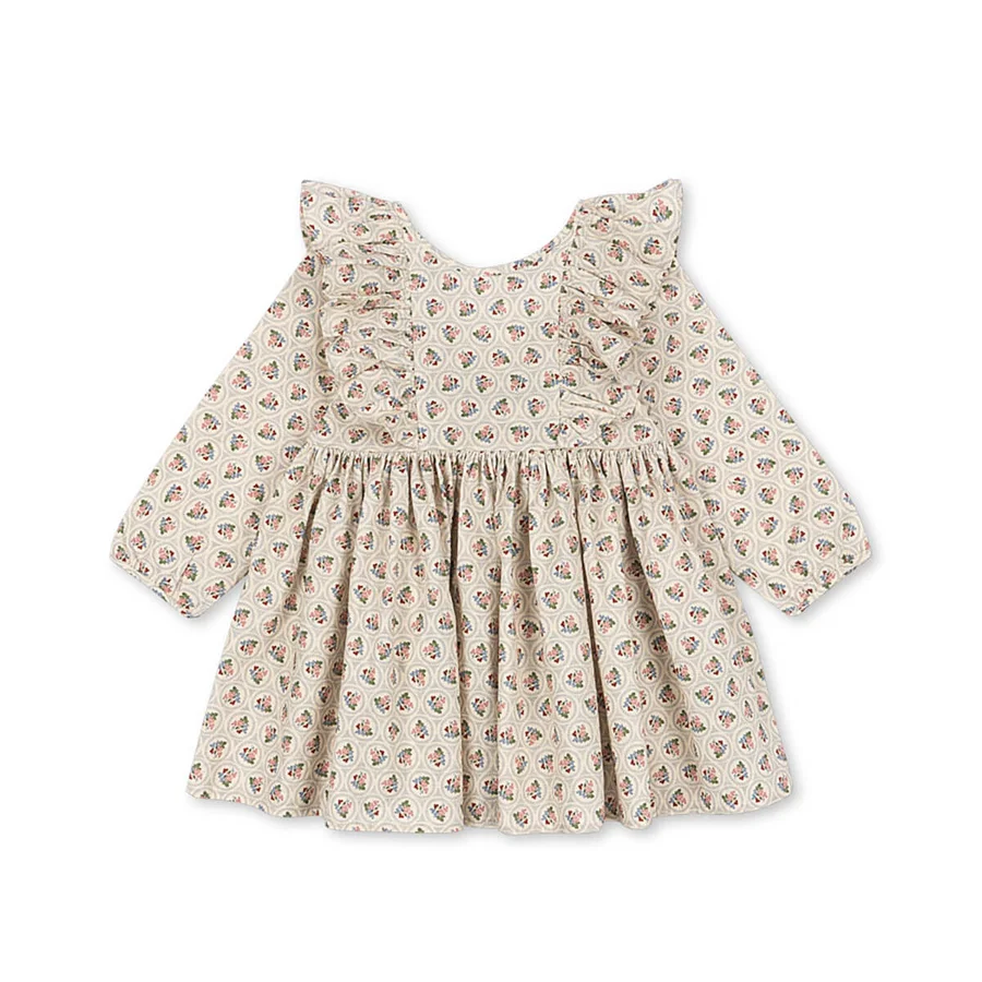 Konges Sløjd Cianna Kjole Med Sløjfe - Verona Blues