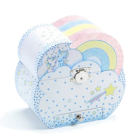 Djeco Schmuckkästchen mit Musik, Einhorn