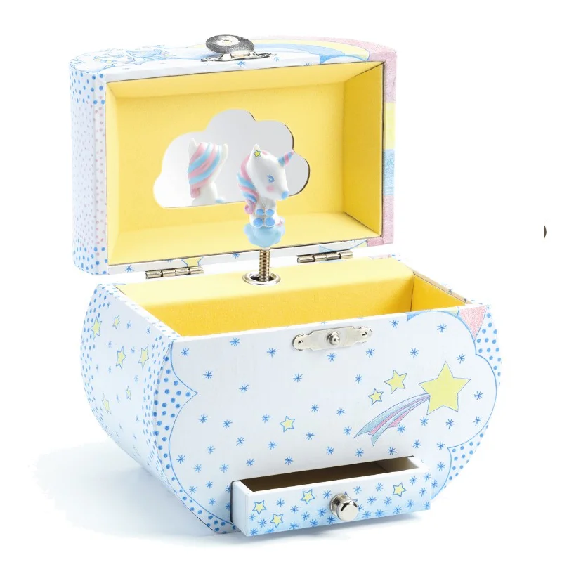 Djeco Schmuckkästchen mit Musik, Einhorn