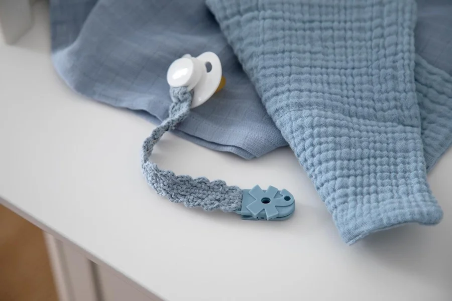 Sebra vaskeklude 3 stk, powder blue