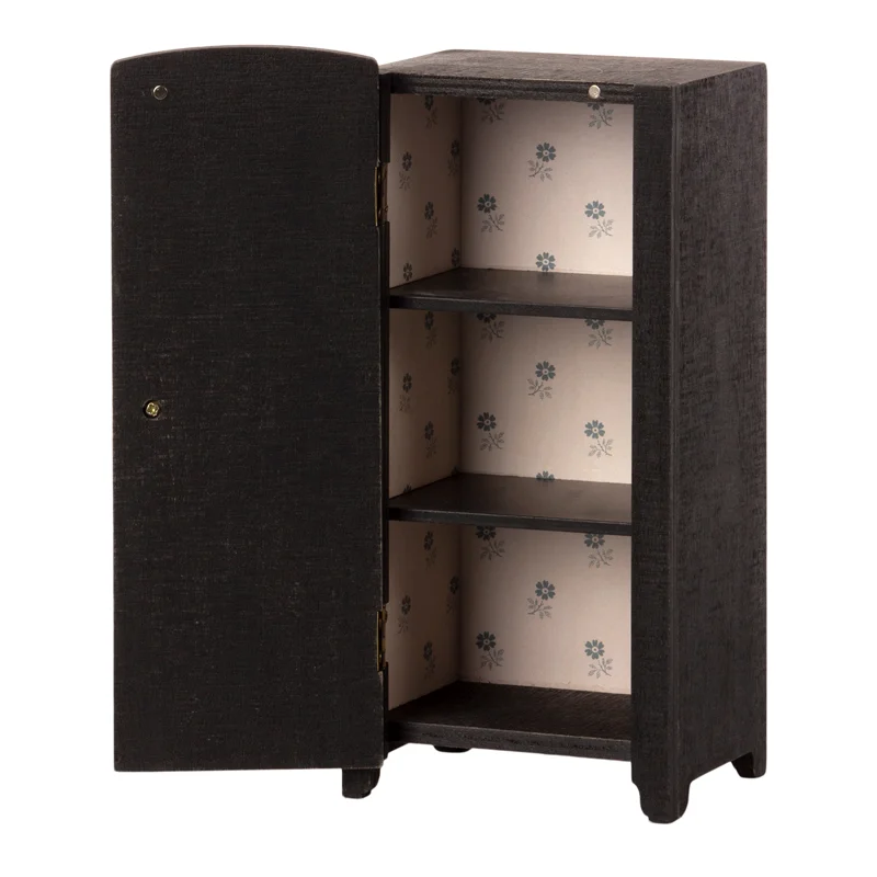 Maileg Miniature Schrank, schwarzgrau