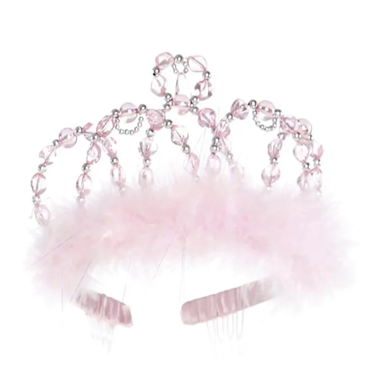 Great Pretenders prinsessediadem, silver and pink