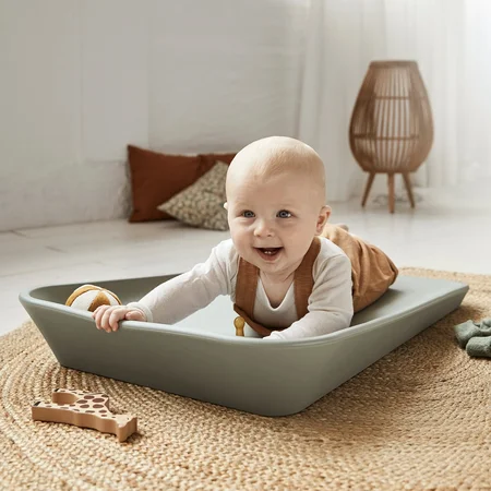 Leander Matty Wickelauflage, sage green