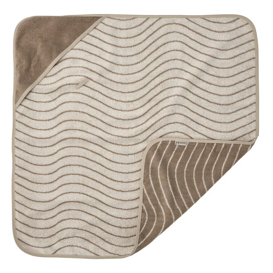 Leander Kapuzen-Handtuch, organic, Woodland cappuccino