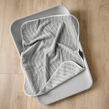 Leander Topper für Wickelauflage, organic, Woodland cool grey