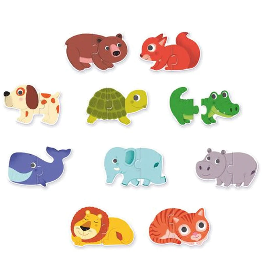 Djeco Lernpuzzle, Tiere